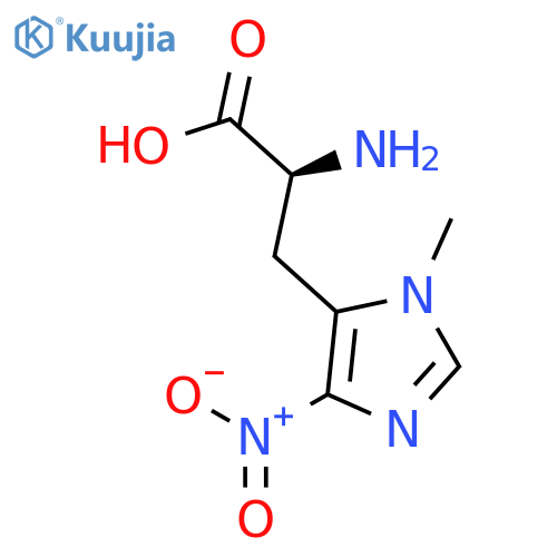 Histidine, 3-methyl-5-nitro- structure