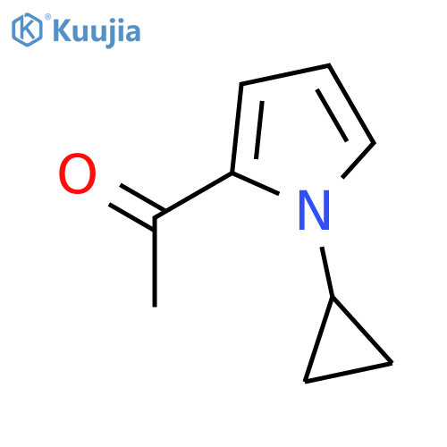 1-(1-cyclopropyl-1H-pyrrol-2-yl)-Ethanone structure