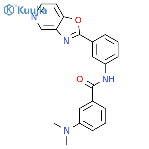 Benzamide, 3-(dimethylamino)-N-(3-oxazolo[4,5-c]pyridin-2-ylphenyl)- structure