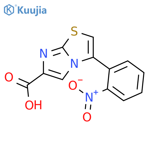 3-(2-NITROPHENYL)IMIDAZO[2,1-B]THIAZOLE-6-CARBOXYLIC ACID structure