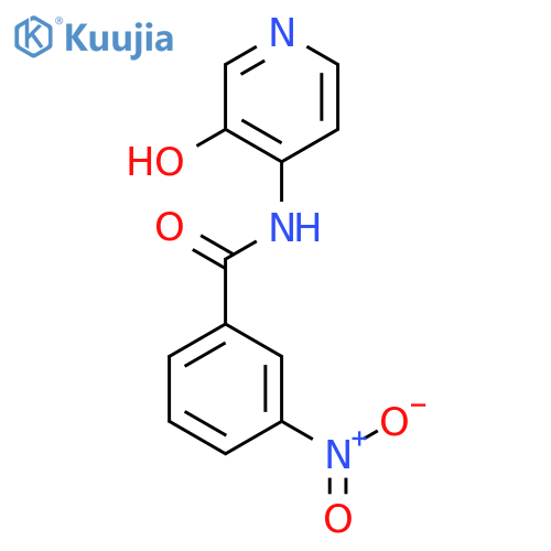 Benzamide, N-(3-hydroxy-4-pyridinyl)-3-nitro- structure