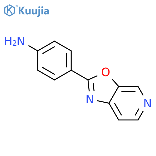 Benzenamine, 4-oxazolo[5,4-c]pyridin-2-yl- structure