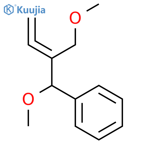 Benzene, [1-methoxy-2-(methoxymethyl)-2,3-butadienyl]- structure