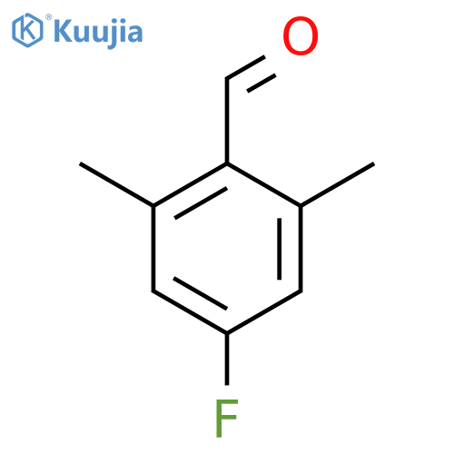 4-Fluoro-2,6-dimethylbenzaldehyde structure