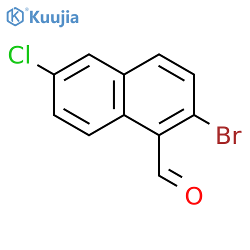 1-Naphthalenecarboxaldehyde, 2-bromo-6-chloro- structure