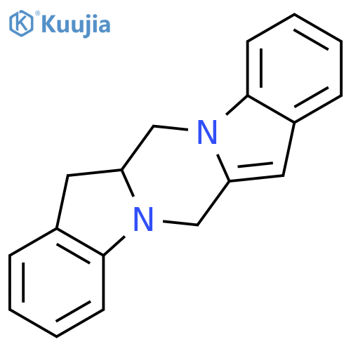 6H,13H-Pyrazino[1,2-a:4,5-a']diindole, 6a,7-dihydro- structure