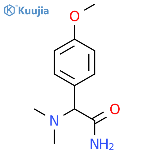 2-(dimethylamino)-2-(4-methoxyphenyl)acetamide structure