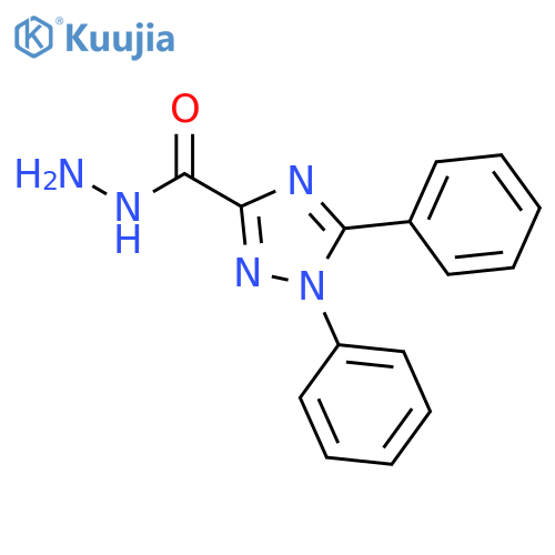Diphenyl-1H-1,2,4-triazole-3-carbohydrazide structure