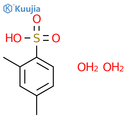 Benzenesulfonic acid, 2,4-dimethyl-, dihydrate structure