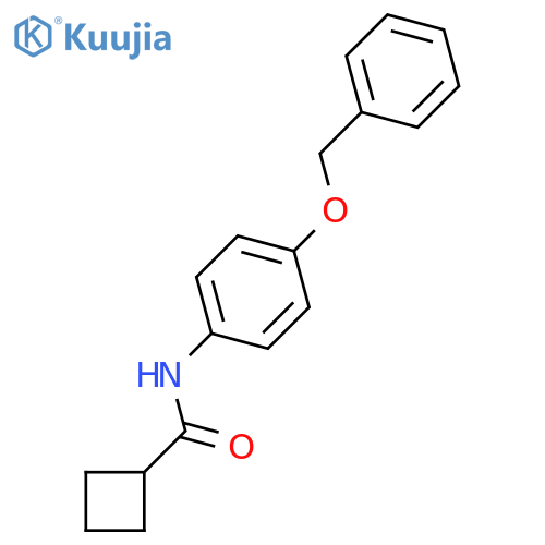 Cyclobutanecarboxylic Acid (4-Benzyloxy-phenyl)amide structure
