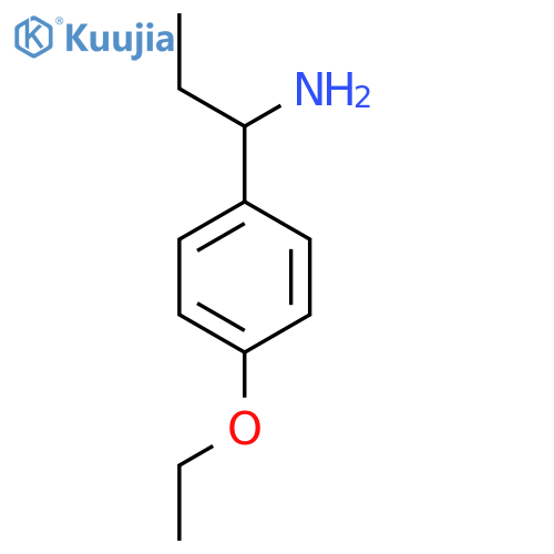 1-(4-Ethoxyphenyl)propan-1-amine structure