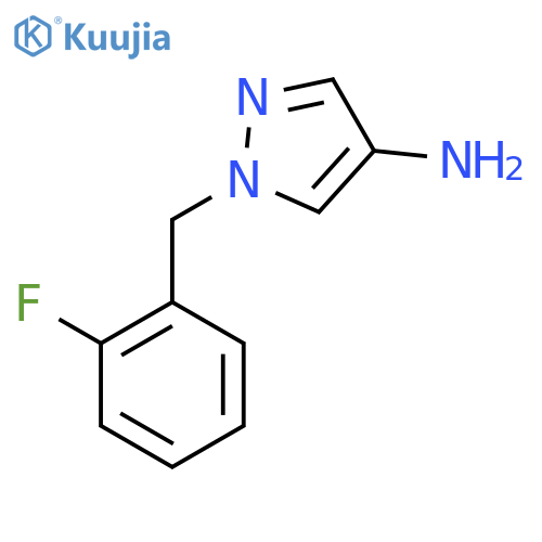 1-(2-Fluorobenzyl)-1H-pyrazol-4-amine structure