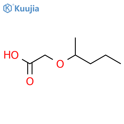 2-(pentan-2-yloxy)acetic acid structure