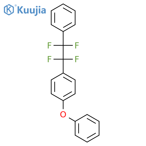 Benzene, 1-phenoxy-4-(1,1,2,2-tetrafluoro-2-phenylethyl)- structure