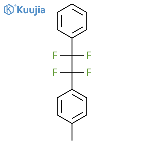 Benzene, 1-methyl-4-(1,1,2,2-tetrafluoro-2-phenylethyl)- structure