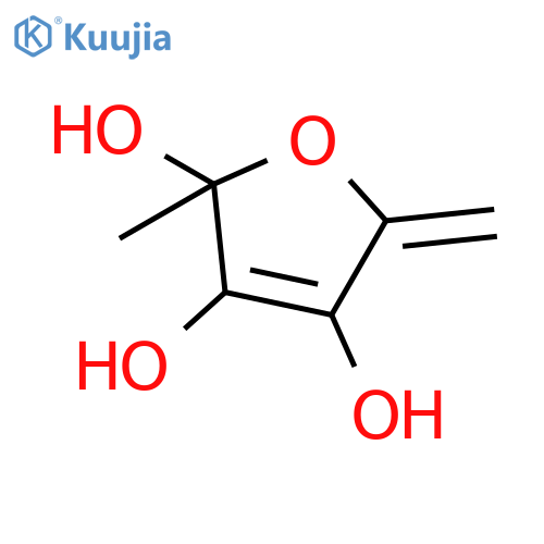 2,3,4-Furantriol, 2,5-dihydro-2-methyl-5-methylene- structure