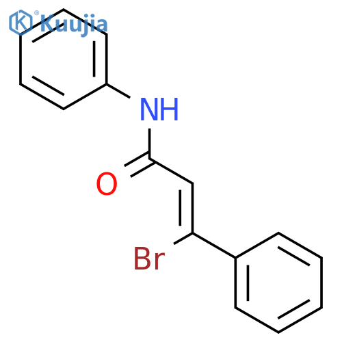 2-Propenamide, 3-bromo-N,3-diphenyl-, (Z)- structure