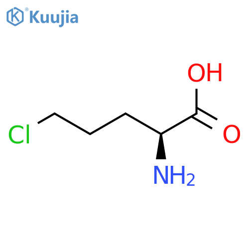 L-Norvaline, 5-chloro- structure