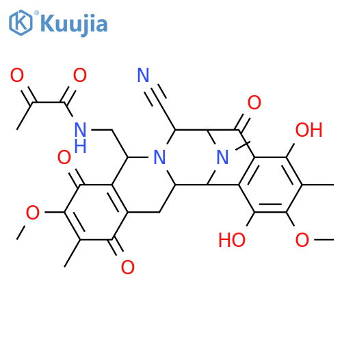 Propanamide,N-[[(6R,7R,9R,14aS,15R)-7-cyano-6,7,9,10,13,14,14a,15-octahydro-1,4-dihydroxy-2,11-dimethoxy-3,12,16-trimethyl-5,10,13-trioxo-6,15-imino-5H-isoquino[3,2-b][3]benzazocin-9-yl]methyl]-2-oxo- structure