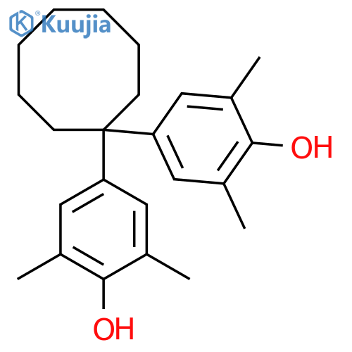 Phenol, 4,4'-cyclooctylidenebis[2,6-dimethyl- structure