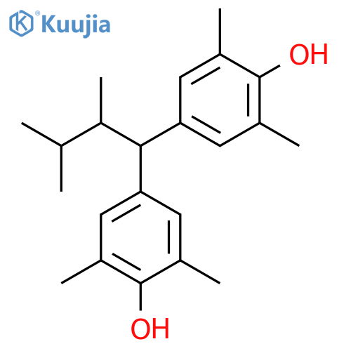 Phenol, 4,4'-(2,3-dimethylbutylidene)bis[2,6-dimethyl- structure