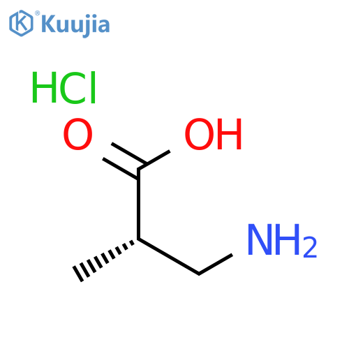 (+)-α-Methyl-β-alanine Hydrochloride structure