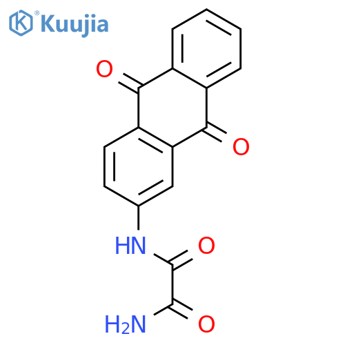 Ethanediamide, (9,10-dihydro-9,10-dioxo-2-anthracenyl)- structure