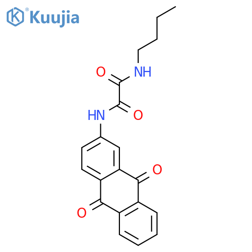 Ethanediamide, N1-butyl-N2-(9,10-dihydro-9,10-dioxo-2-anthracenyl)- structure