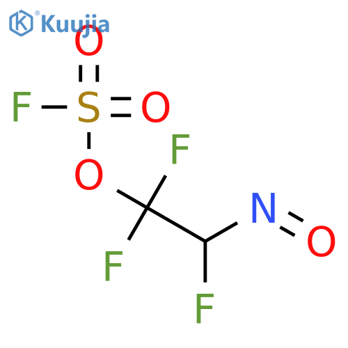 Fluorosulfuric acid, 1,1,2-trifluoro-2-nitrosoethyl ester structure