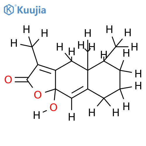 8beta-hydroxy-9,10-dehydroeremophilenolide structure