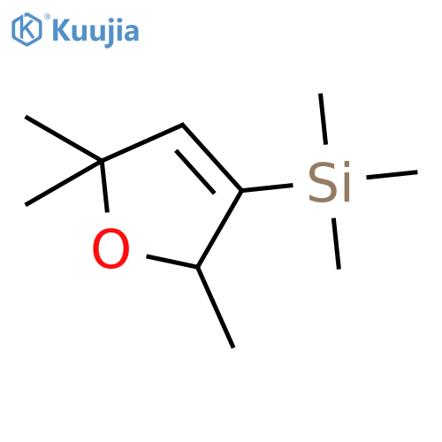 Silane, (2,5-dihydro-2,5,5-trimethyl-3-furanyl)trimethyl- structure