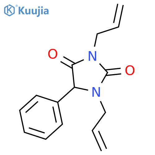 5-phenyl-1,3-di(prop-2-en-1-yl)imidazolidine-2,4-dione structure