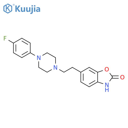 2(3H)-Benzoxazolone, 6-[2-[4-(4-fluorophenyl)-1-piperazinyl]ethyl]- structure