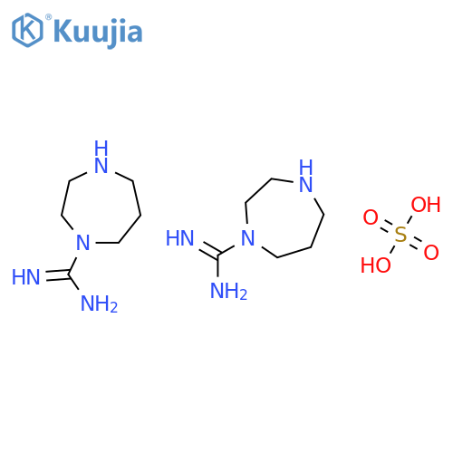 1H-1,4-Diazepine-1-carboximidamide, hexahydro-, sulfate (2:1) structure