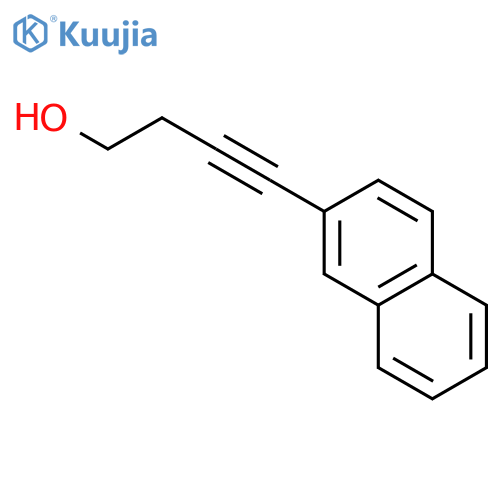 3-Butyn-1-ol, 4-(2-naphthalenyl)- structure