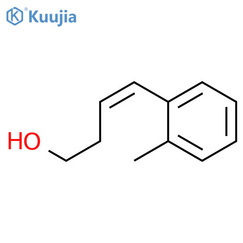 3-Buten-1-ol, 4-(2-methylphenyl)-, (Z)- structure