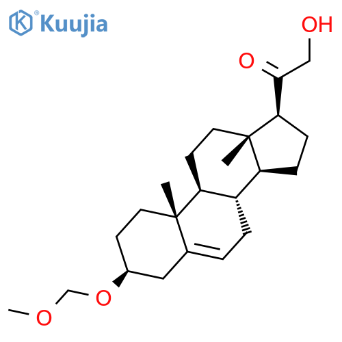 Pregn-5-en-20-one, 21-hydroxy-3-(methoxymethoxy)-, (3b)- structure
