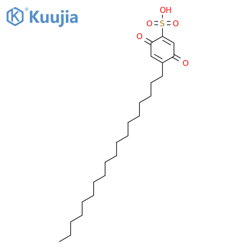 1,4-Cyclohexadiene-1-sulfonic acid, 4-octadecyl-3,6-dioxo- structure