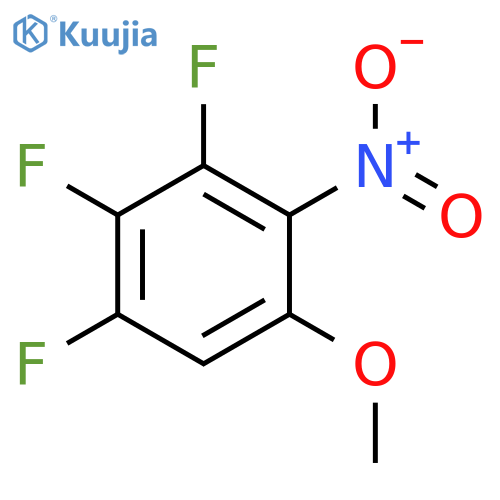 2-nitro-3,4,5-trifluoroanisole structure