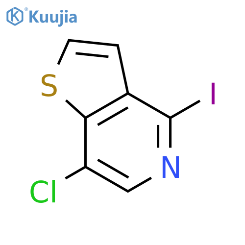 7-chloro-4-iodothieno[3,2-c]pyridine structure