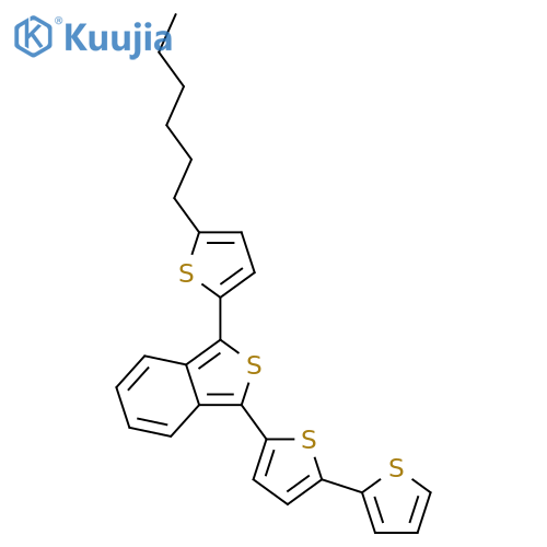 Benzo[c]thiophene, 1-[2,2'-bithiophen]-5-yl-3-(5-hexyl-2-thienyl)- structure