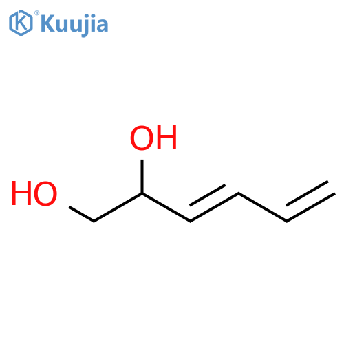 3,5-Hexadiene-1,2-diol structure