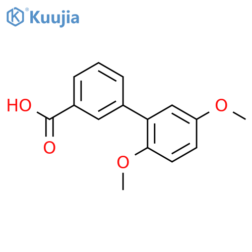 2',5'-Dimethoxybiphenyl-3-carboxylic acid structure
