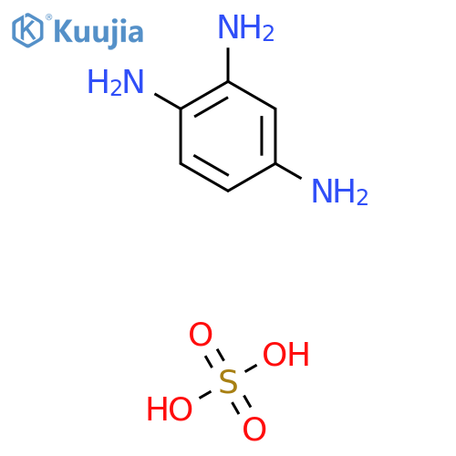 Sulfuric acid--benzene-1,2,4-triamine (1/1) structure
