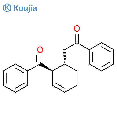 Ethanone, 2-[(1S,2S)-2-benzoyl-3-cyclohexen-1-yl]-1-phenyl- structure