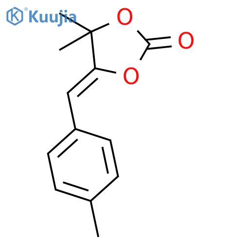 1,3-Dioxolan-2-one, 4,4-dimethyl-5-[(4-methylphenyl)methylene]-, (5Z)- structure
