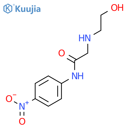 2-(2-Hydroxyethylamino)-4’-nitroacetanilide structure