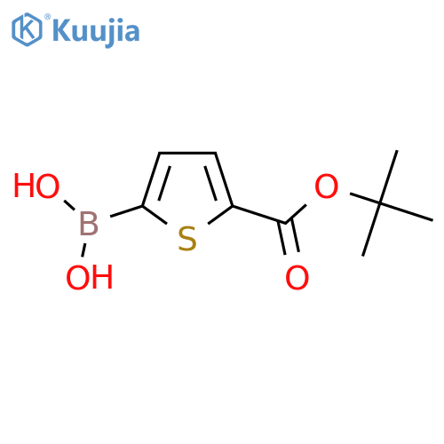 5-tert-Butoxycarbonylthiophene-2-boronic Acid structure