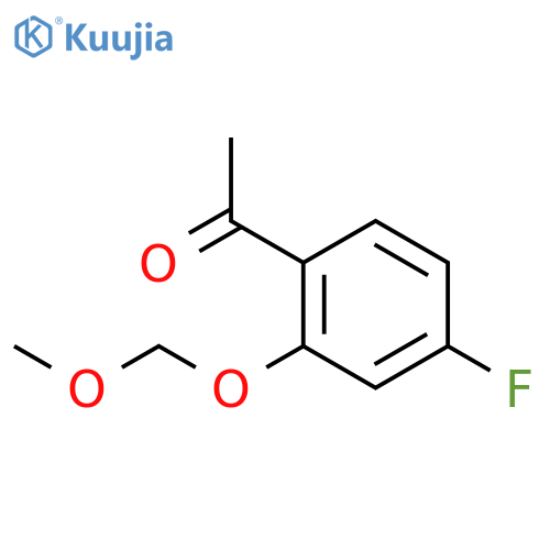 1-(4-Fluoro-2-(methoxymethoxy)phenyl)ethanone structure