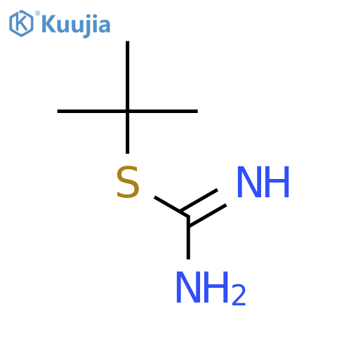 (tert-butylsulfanyl)methanimidamide structure